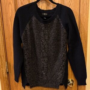 Style & Co. Black, Brown, and Charcoal Crew Neck Sweater
